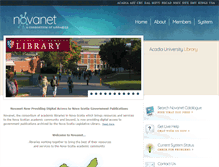 Tablet Screenshot of novanet.ns.ca